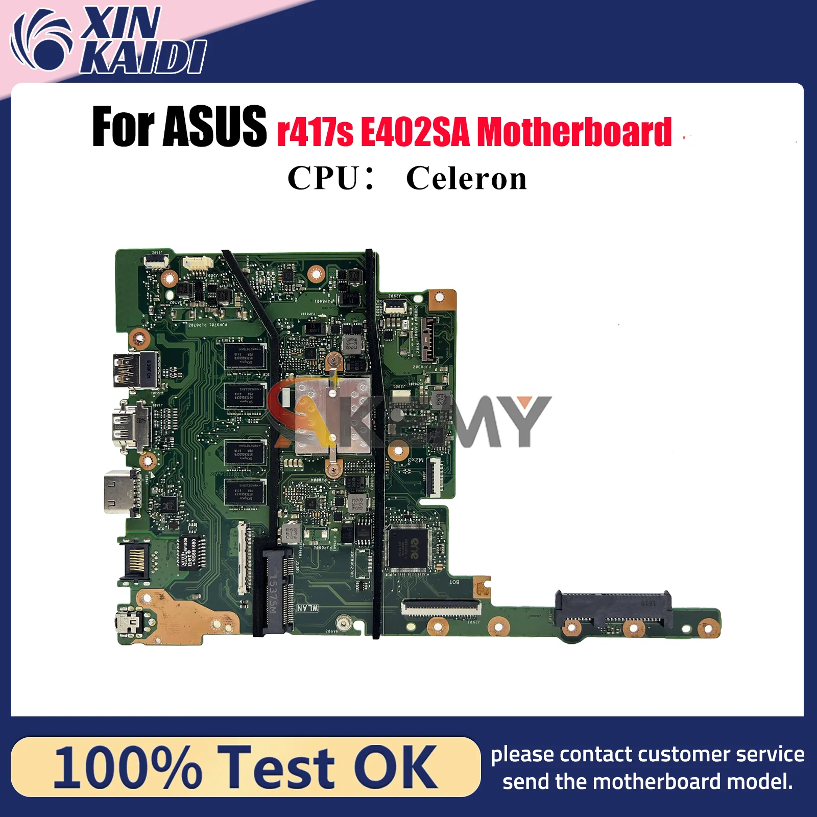E402SA Материнская плата для ноутбука ASUS EeeBook E402S r417s E402SA Материнская плата для ноутбука с процессором Celeron 100% тестирование ОК быстрая доставка
E402SA Материнская плата для ноутбука ASUS EeeBook E402S r417s E402SA Материнская плата для ноутбука с процессором Celeron 100% тестирование ОК быстрая доставка