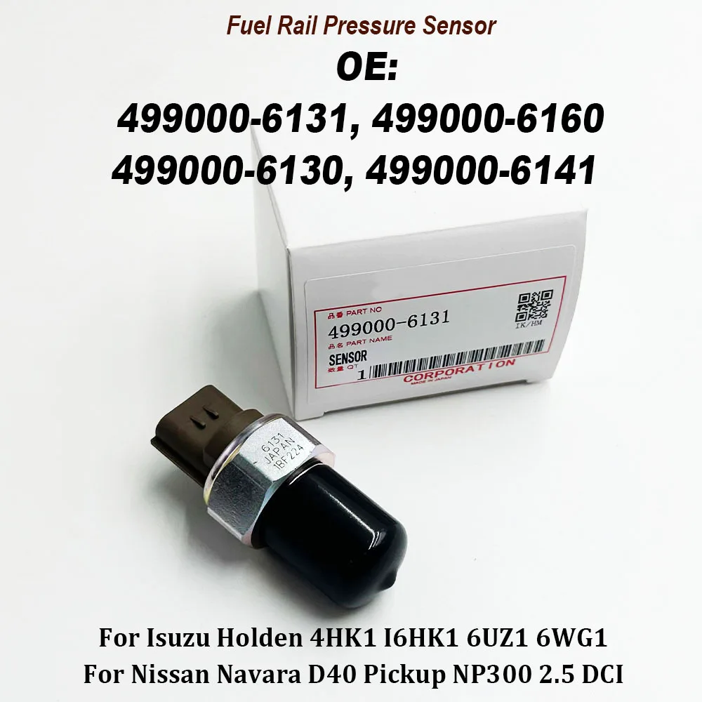 499000-6131 Fuel Common Rail Pressure Sensor 8981197900 For N issan N avara D40 NP300 Pathfinder 2.5 DCI Isuzu- Holden 4HK1 6HK1
499000-6131 Fuel Common Rail Pressure Sensor 8981197900 For N issan N avara D40 NP300 Pathfinder 2.5 DCI Isuzu- Holden 4HK1 6HK1