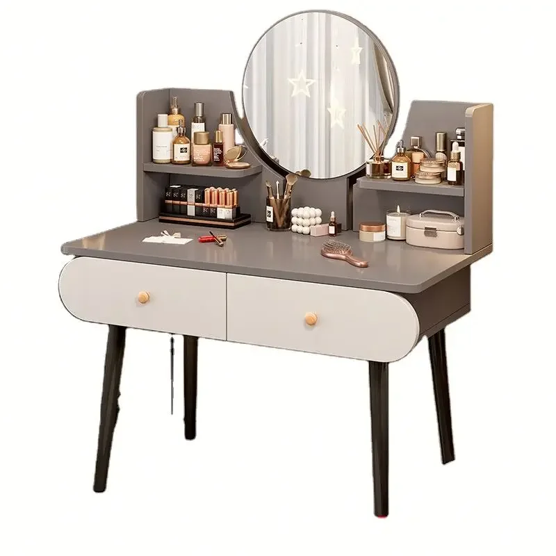 Mirror with Light Emitting Diode Light Makeup Mirror Dresser Bedroom Simple Design
Mirror with Light Emitting Diode Light Makeup Mirror Dresser Bedroom Simple Design
