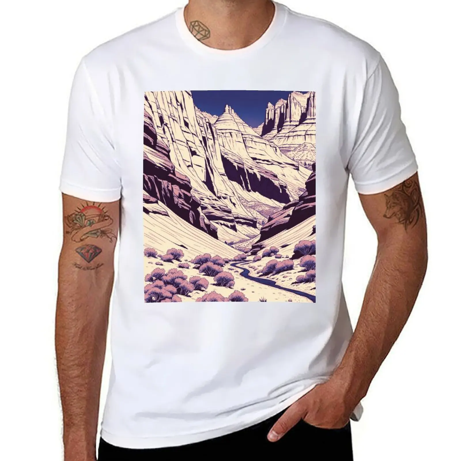 Capitol Reef Landscape in Rose Tones T-Shirt man t shirt cotton man t shirt summer T-Shirt
Capitol Reef Landscape in Rose Tones T-Shirt man t shirt cotton man t shirt summer T-Shirt