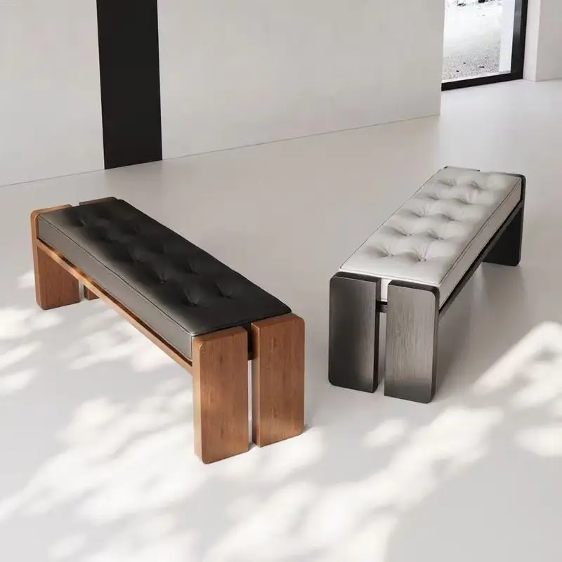 Medieval style solid wood bench, bedroom bedside stool, household shoe changing stool
Medieval style solid wood bench, bedroom bedside stool, household shoe changing stool