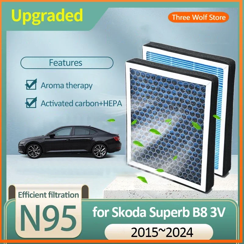 Воздушный фильтр с активированным углем для Skoda Superb B8 3V Typ 3V MK3 2015 2016 2017 2018 2019 2020 2021 2022 2023 2024 5Q 0819653 Запчасти 
Воздушный фильтр с активированным углем для Skoda Superb B8 3V Typ 3V MK3 2015 2016 2017 2018 2019 2020 2021 2022 2023 2024 5Q 0819653 Запчасти