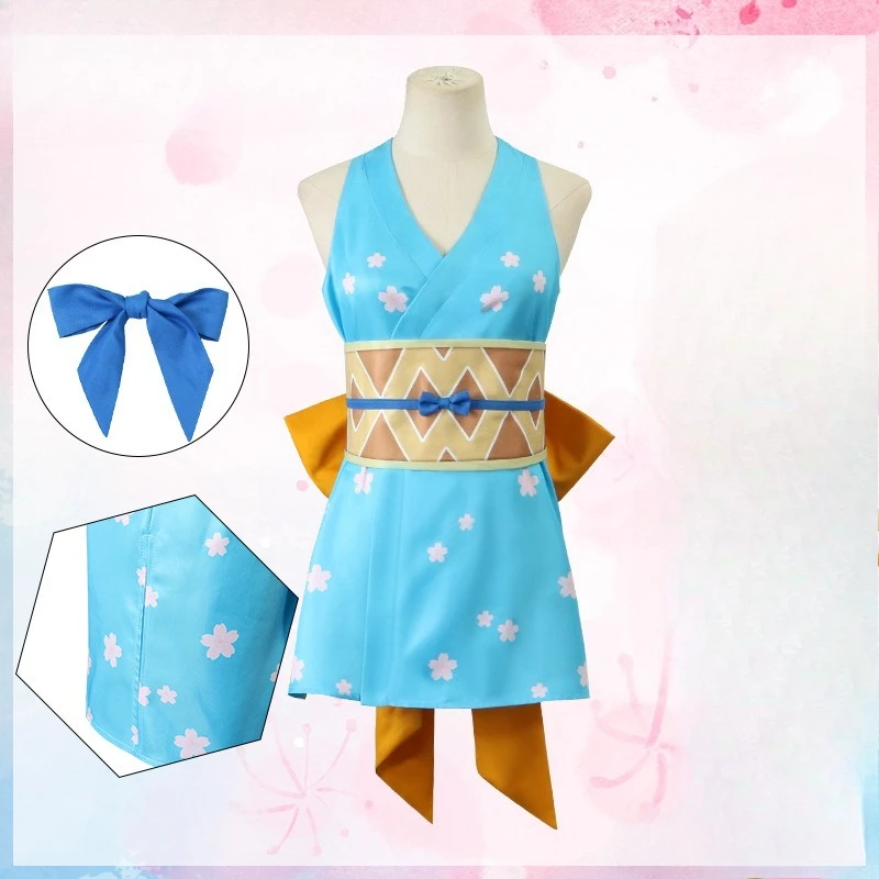 Anime Nami Pajamas Dress Woman Cosplay Costume Halloween Carnival Party Role Play Outfits Bow Wig Summer COS Idea
Anime Nami Pajamas Dress Woman Cosplay Costume Halloween Carnival Party Role Play Outfits Bow Wig Summer COS Idea
