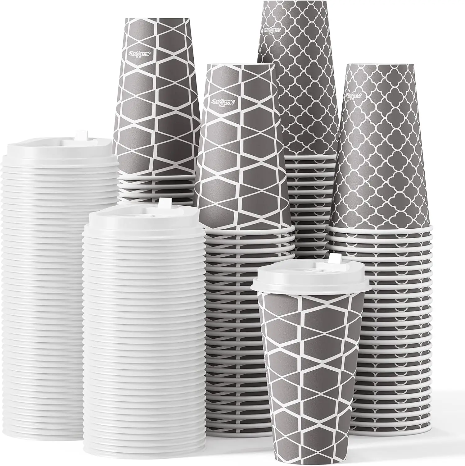 Disposable Coffee Cups with Lids -16 oz (100 Sets) To Go Cups, Paper Coffee Cups for Beverages
Disposable Coffee Cups with Lids -16 oz (100 Sets) To Go Cups, Paper Coffee Cups for Beverages