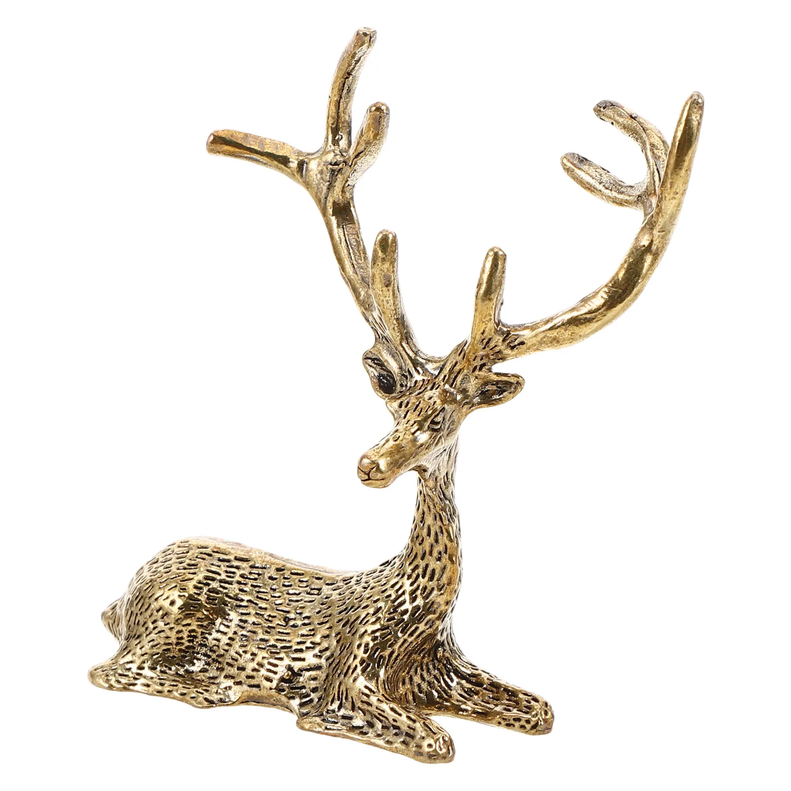 Exquisite Brass Elk Ornament Retro Design Sturdy Metal Decorative Statue for Desk Tabletop Collection Home Office Decoration
Exquisite Brass Elk Ornament Retro Design Sturdy Metal Decorative Statue for Desk Tabletop Collection Home Office Decoration