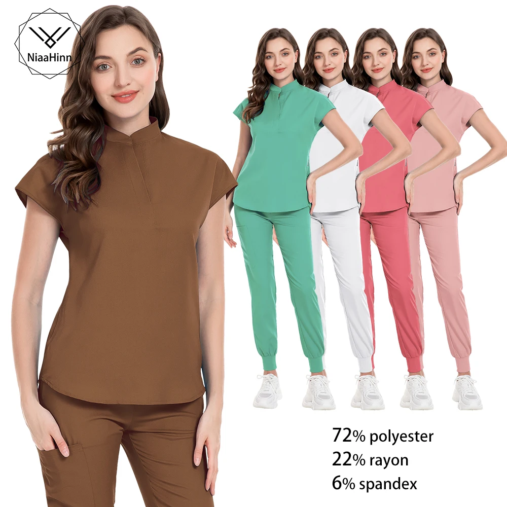 Wholesale Dental Clinic Soft Hospital Uniforms Doctor Medical Jogger Female Scrubs Uniforms Sets Fashionable Workwear Scrub Suit
Wholesale Dental Clinic Soft Hospital Uniforms Doctor Medical Jogger Female Scrubs Uniforms Sets Fashionable Workwear Scrub Suit