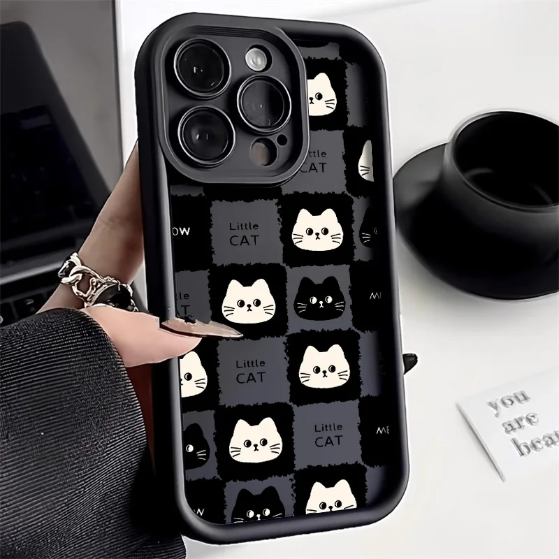 Cute Cat Phone Case For iPhone 13 Case iPhone 17 15 11 12 14 16 Pro Max Air XR XS X 7 8 Plus SE Silicone Soft Shockproof Cover
Cute Cat Phone Case For iPhone 13 Case iPhone 17 15 11 12 14 16 Pro Max Air XR XS X 7 8 Plus SE Silicone Soft Shockproof Cover