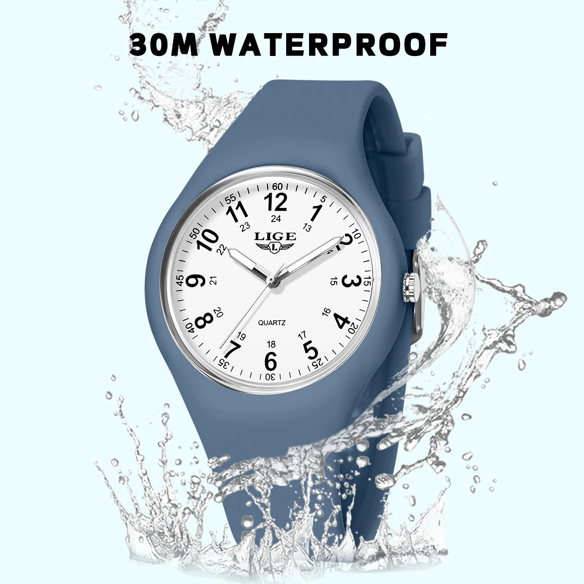LIGE Outdoor Casual Quartz Man Watch Fashion Sports Silicone Strap Waterproof Simple Dial Classic Watches Male Reloj Hombre Gift
LIGE Outdoor Casual Quartz Man Watch Fashion Sports Silicone Strap Waterproof Simple Dial Classic Watches Male Reloj Hombre Gift
