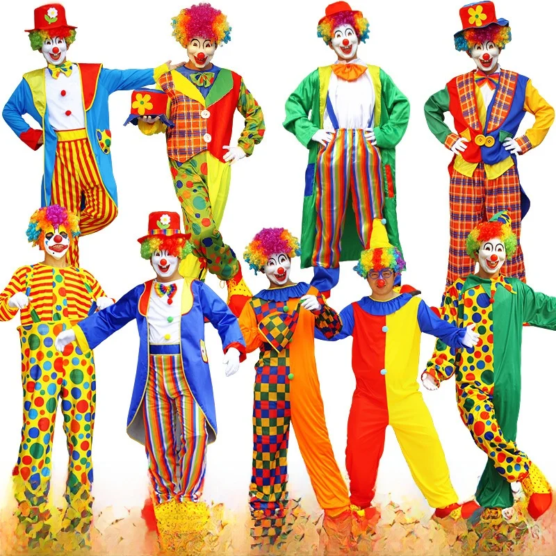 Adult Halloween Clown Costume Unisex Performance Stage Show Outfit Men's Women's Festival Celebration Dress Code
Adult Halloween Clown Costume Unisex Performance Stage Show Outfit Men's Women's Festival Celebration Dress Code