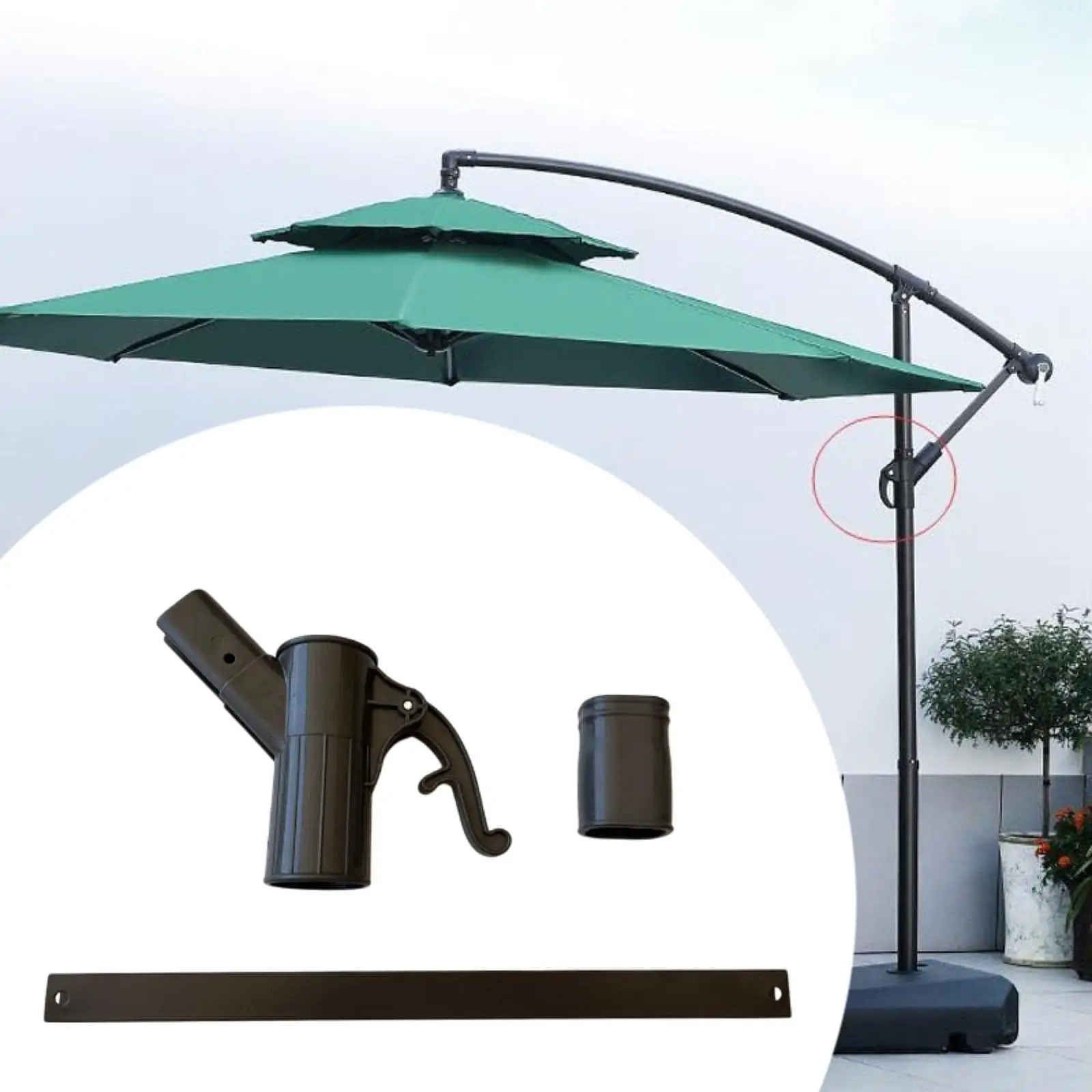 Patio Umbrella Lifting Handle Accessories Heavy Duty Parasol Mount Replacement Parts for Deck Picnic Beach Outdoor Courtyard
Patio Umbrella Lifting Handle Accessories Heavy Duty Parasol Mount Replacement Parts for Deck Picnic Beach Outdoor Courtyard