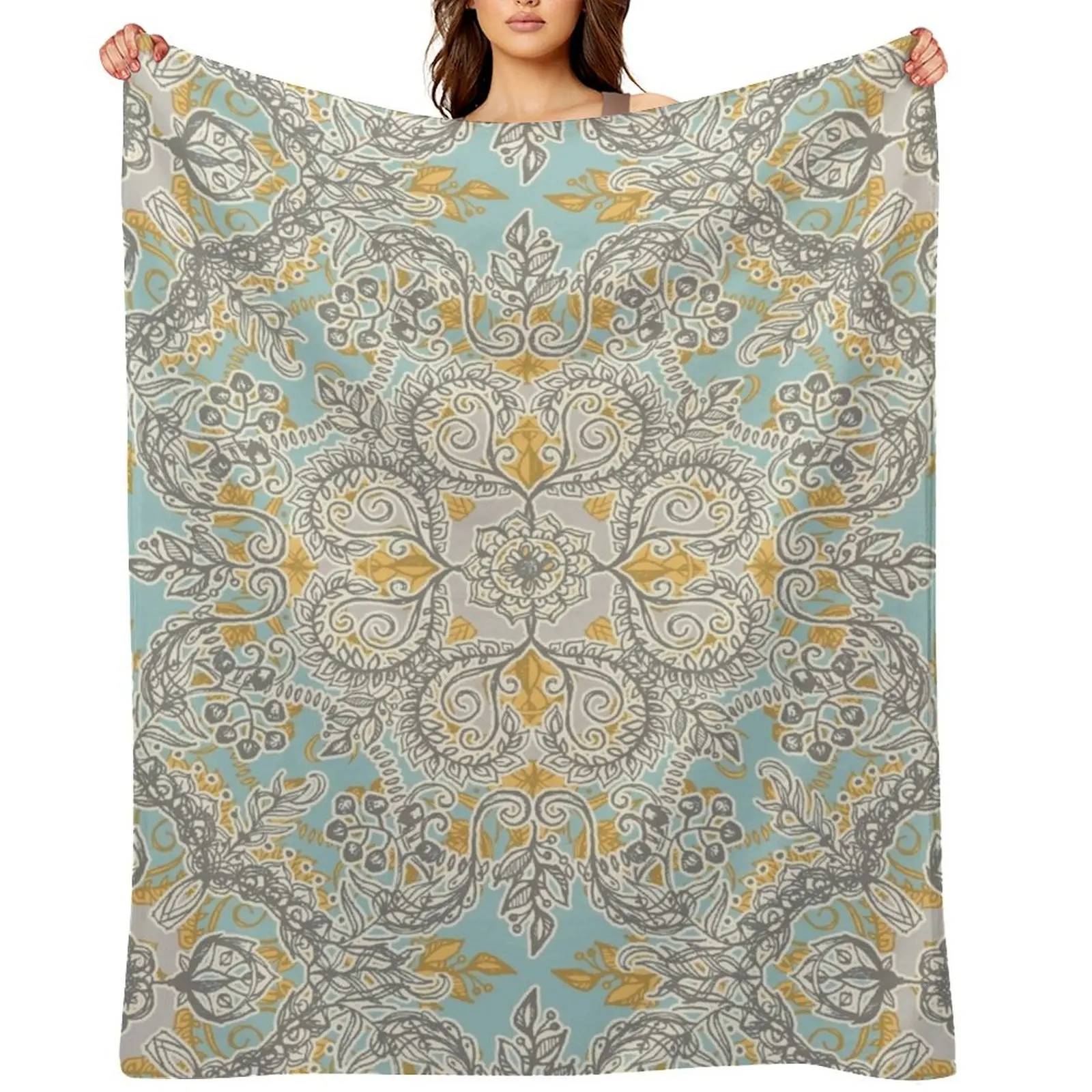 Gypsy Floral in Soft Neutrals, Grey & Yellow on Sage Throw Blanket Designers Blankets For Bed Single anime Blankets
Gypsy Floral in Soft Neutrals, Grey & Yellow on Sage Throw Blanket Designers Blankets For Bed Single anime Blankets