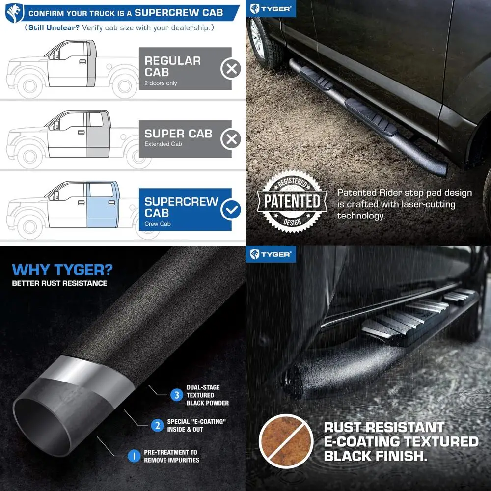 Подножки для гонщиков 3,5 дюйма, совместимые с Ford F-150 2015-2026 гг.; 2022-2026 F-150 Lightning; 2017-2026 F-250 F-350 SD | Супервинт
Подножки для гонщиков 3,5 дюйма, совместимые с Ford F-150 2015-2026 гг.; 2022-2026 F-150 Lightning; 2017-2026 F-250 F-350 SD | Супервинт