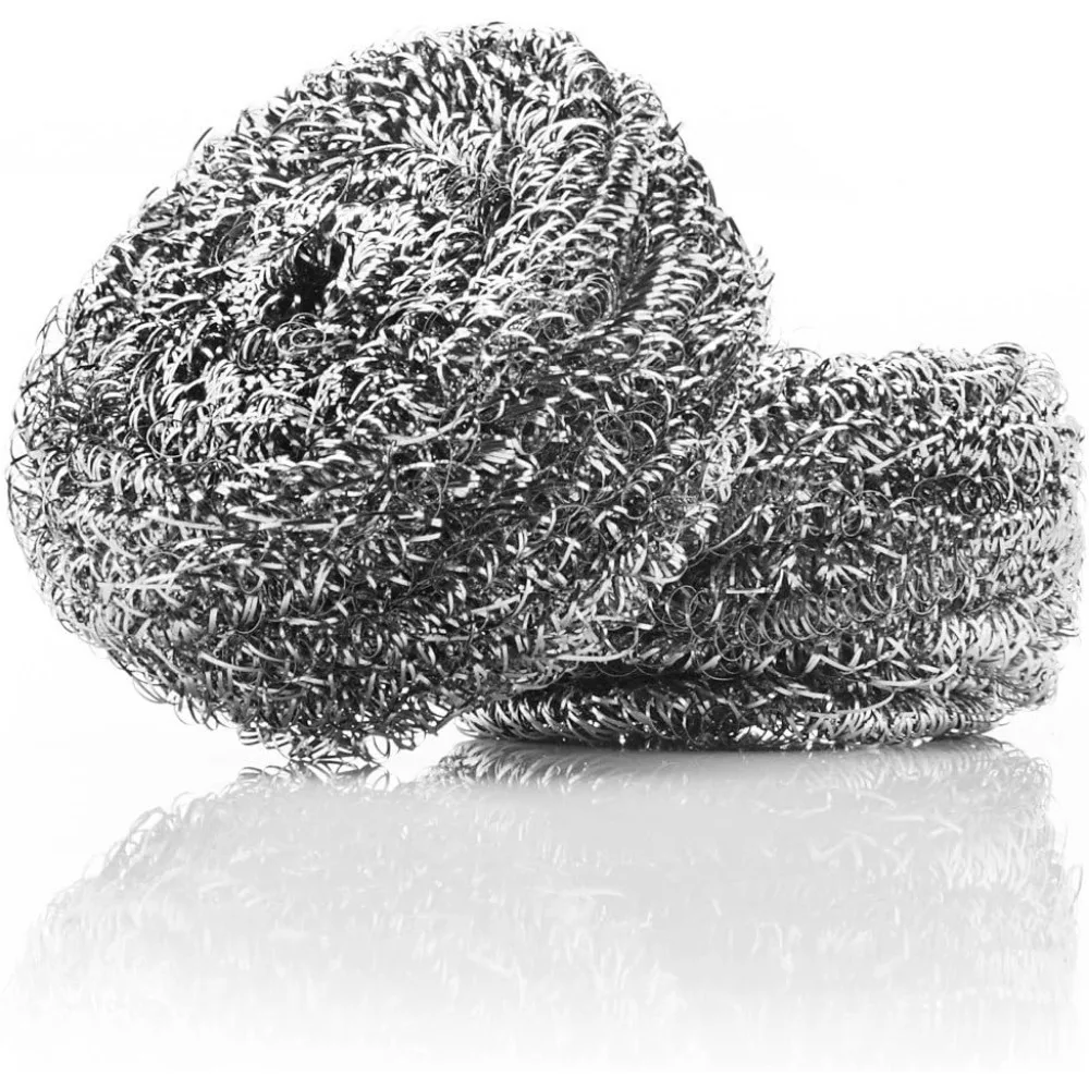 Rust Resistant Stainless Steel Scrubbers for Pots Pans Grills Ovens Sinks and Tools Kitchen Garage Cleaning 2 Count
Rust Resistant Stainless Steel Scrubbers for Pots Pans Grills Ovens Sinks and Tools Kitchen Garage Cleaning 2 Count