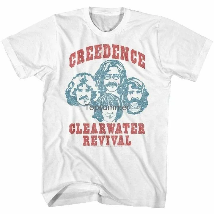 Creedence Clearwater корпус Мужская футболка с коротким рукавом белая группа Ccr Повседневная футболка
Creedence Clearwater корпус Мужская футболка с коротким рукавом белая группа Ccr Повседневная футболка