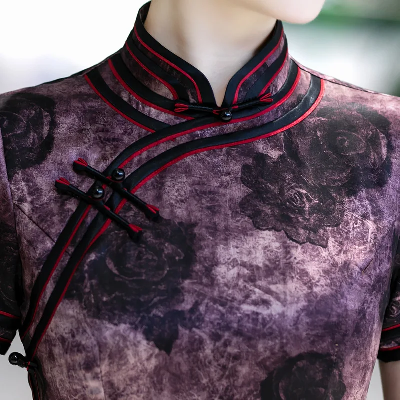 Yourqipao летнее фиолетовое ретро Qipao вечернее платье в традиционном китайском стиле с воротником-стойкой Cheongsam праздничное для женщин
Yourqipao летнее фиолетовое ретро Qipao вечернее платье в традиционном китайском стиле с воротником-стойкой Cheongsam праздничное для женщин