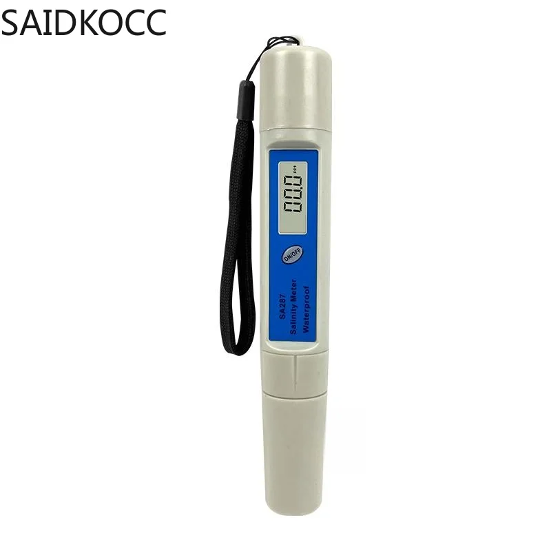 High precision electronic digital salinity meter Seawater food salinity meter waterproof automatic temperature compensation
High precision electronic digital salinity meter Seawater food salinity meter waterproof automatic temperature compensation