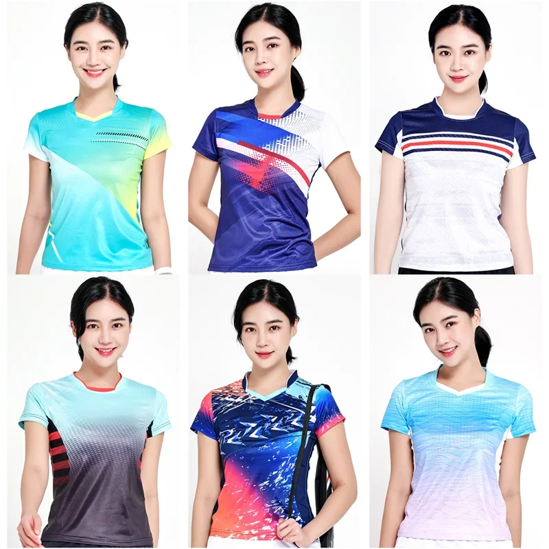 2024 new badminton jersey men's and women's short sleeved set casual quick drying breathable sports training suit top
2024 new badminton jersey men's and women's short sleeved set casual quick drying breathable sports training suit top