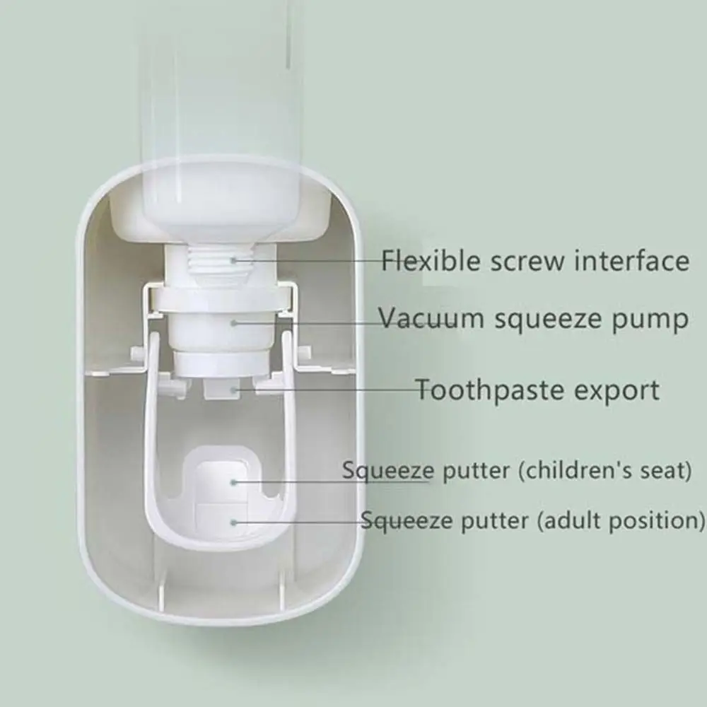Настенный держатель для зубных щеток и пасты без сверления, из АБС-пластика, с дозатором, удобный и полезный аксессуар для ванной комнаты
Настенный держатель для зубных щеток и пасты без сверления, из АБС-пластика, с дозатором, удобный и полезный аксессуар для ванной комнаты