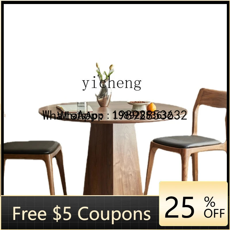 Стол из черного ореха O10, массив дерева, современный минималистичный дизайн, большой круглый стол для гостиной, подходит для больших и малых квартир.
Стол из черного ореха O10, массив дерева, современный минималистичный дизайн, большой круглый стол для гостиной, подходит для больших и малых квартир.