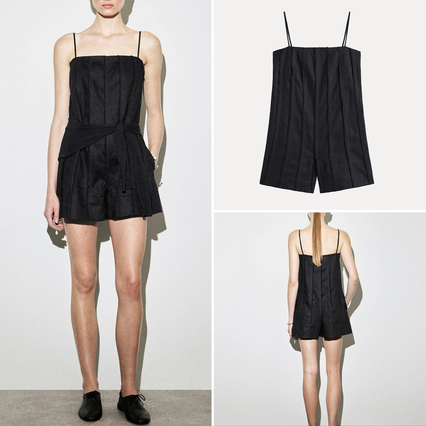 Fashionable Summer One-Piece Suit Women's Standard Version Strap High Waist Straight Leg Short Pants High Waist Online Exclusive
Fashionable Summer One-Piece Suit Women's Standard Version Strap High Waist Straight Leg Short Pants High Waist Online Exclusive