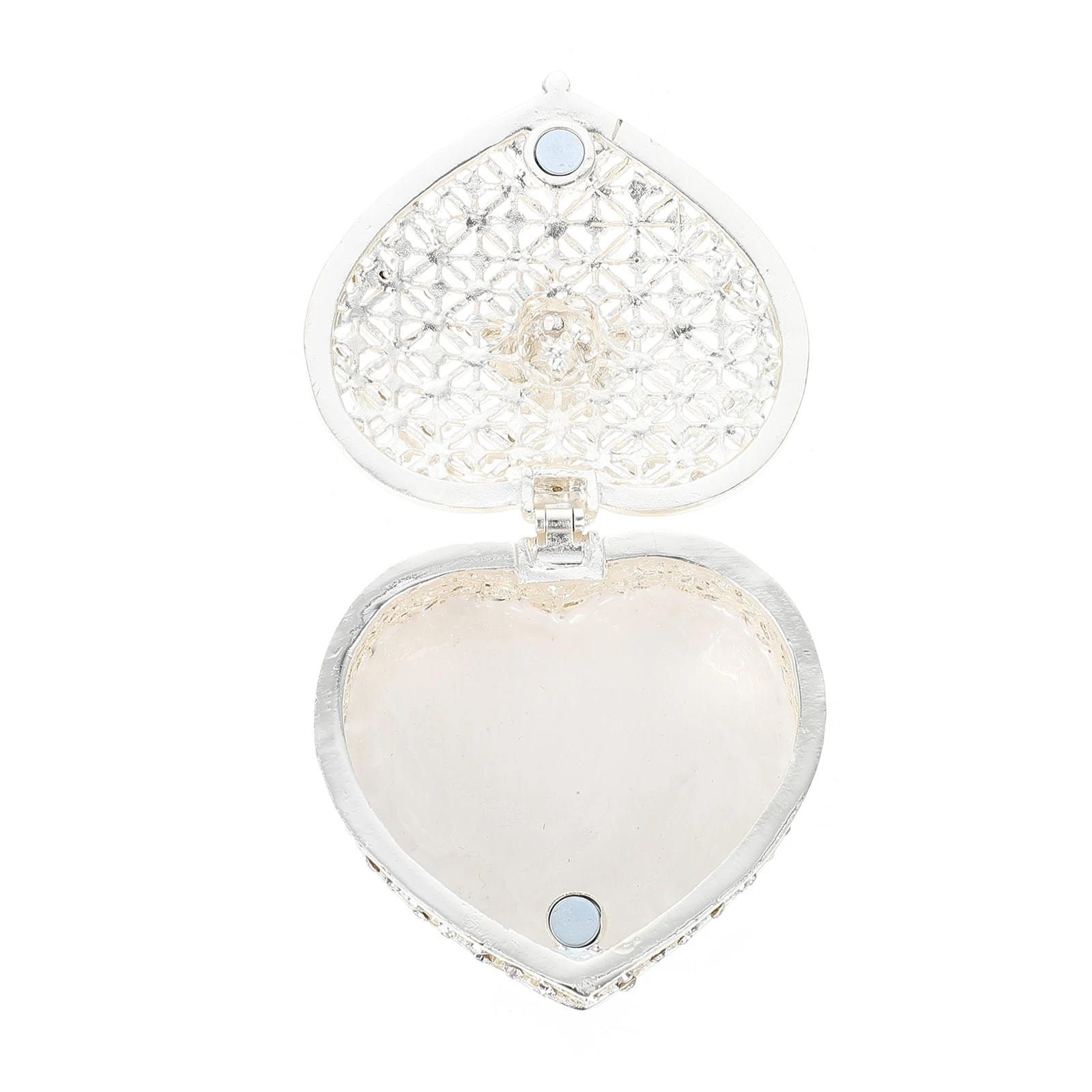 Rhinestones Jewelry Box Zinc Alloy Necklace Boxes Heart-shaped Bracelet Case Storage Display Accessories Organizing Earrings
Rhinestones Jewelry Box Zinc Alloy Necklace Boxes Heart-shaped Bracelet Case Storage Display Accessories Organizing Earrings