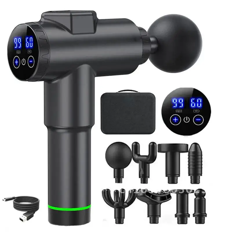 Dropshipping Massage Gun Deep High Frequency Massage Muscle Electric Relaxation Gun LCD Fascia Shock Profession Display 99Gear
Dropshipping Massage Gun Deep High Frequency Massage Muscle Electric Relaxation Gun LCD Fascia Shock Profession Display 99Gear