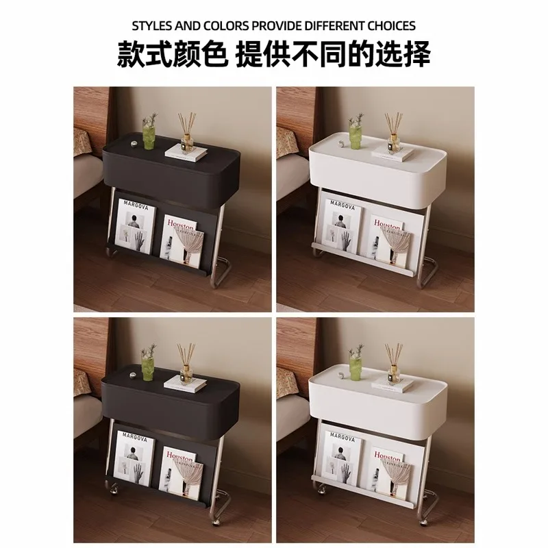 Black small bedside table simple modern home bedroom rack 2024 new light luxury high sense removable
Black small bedside table simple modern home bedroom rack 2024 new light luxury high sense removable
