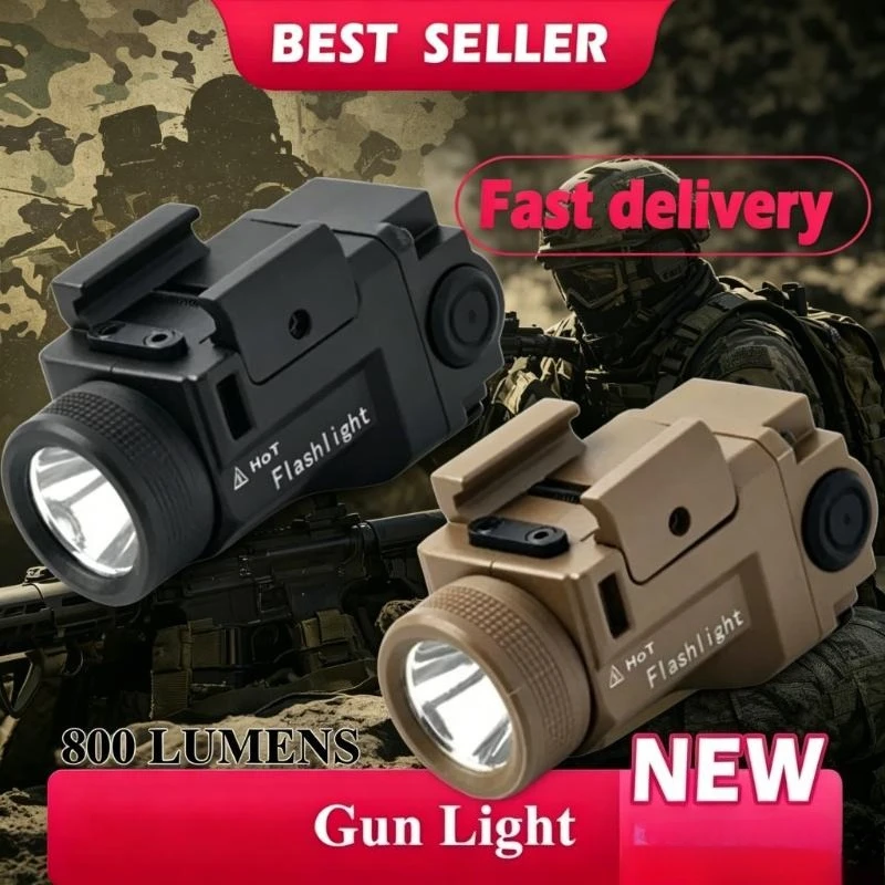Metal LED Torch 800 Lumen Powerful Strobe Light Fit 20mm Picatinny Rail Outdoor Sport Accessory
Metal LED Torch 800 Lumen Powerful Strobe Light Fit 20mm Picatinny Rail Outdoor Sport Accessory