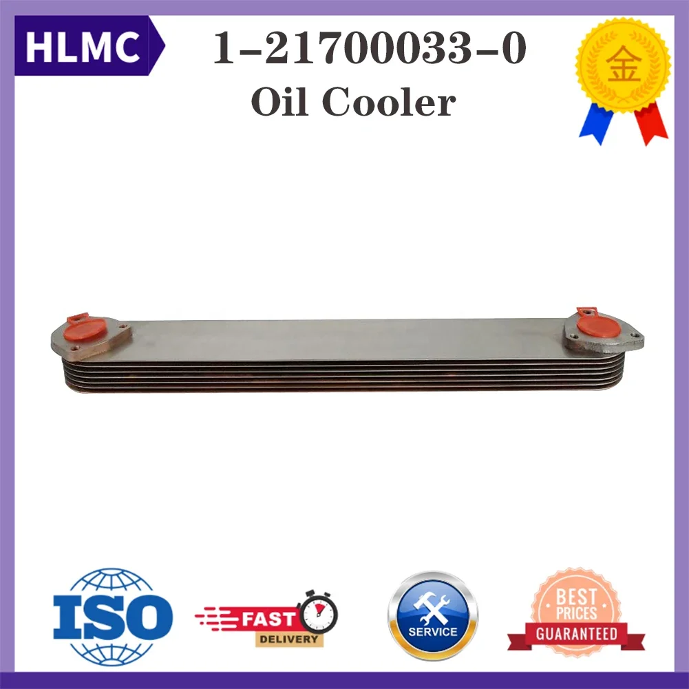 Engine Parts Element Stainless Steel Engine Oil Cooler Core 6RB1 6D17 E120 1-21700033-0 Excavator Cooler
Engine Parts Element Stainless Steel Engine Oil Cooler Core 6RB1 6D17 E120 1-21700033-0 Excavator Cooler