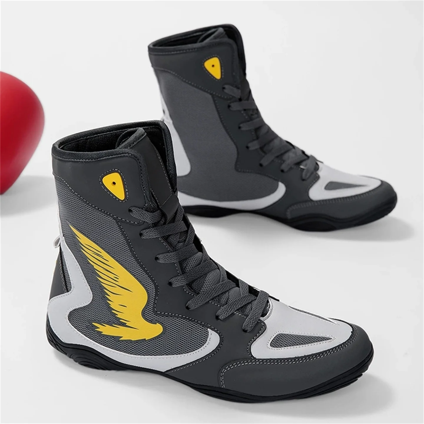 Men's Boxing & Wrestling Shoes - Soft & Comfortable Anti-Slip Indoor Competition Sneakers - Premium Quality Breathable Design
Men's Boxing & Wrestling Shoes - Soft & Comfortable Anti-Slip Indoor Competition Sneakers - Premium Quality Breathable Design