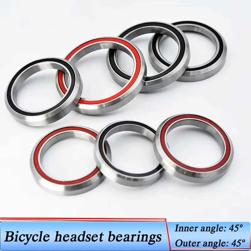45° Bicycle General Headset Bearing 39mm 41mm 41.8mm 43.8mm 46.9mm 49mm 51.9mm 52mmmm ACB519H8 P16 Mountain Bike Repair Bearings
45° Bicycle General Headset Bearing 39mm 41mm 41.8mm 43.8mm 46.9mm 49mm 51.9mm 52mmmm ACB519H8 P16 Mountain Bike Repair Bearings