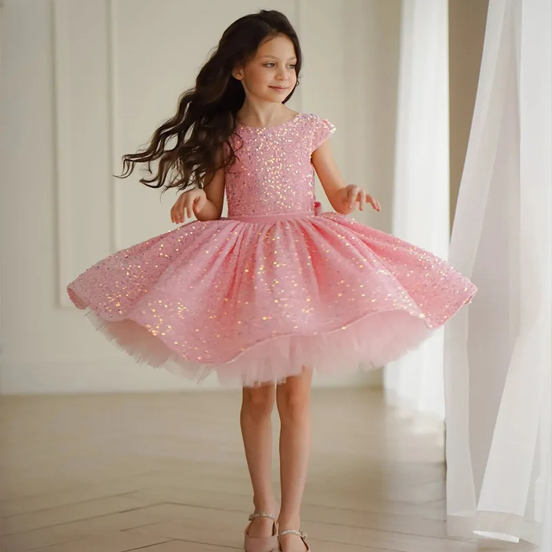 Flower Girls Sequin Velvet Dress Bridesmaid Sparkle Formal Wedding Party Birthday Kids Pageant Princess Prom Ball Gown
Flower Girls Sequin Velvet Dress Bridesmaid Sparkle Formal Wedding Party Birthday Kids Pageant Princess Prom Ball Gown