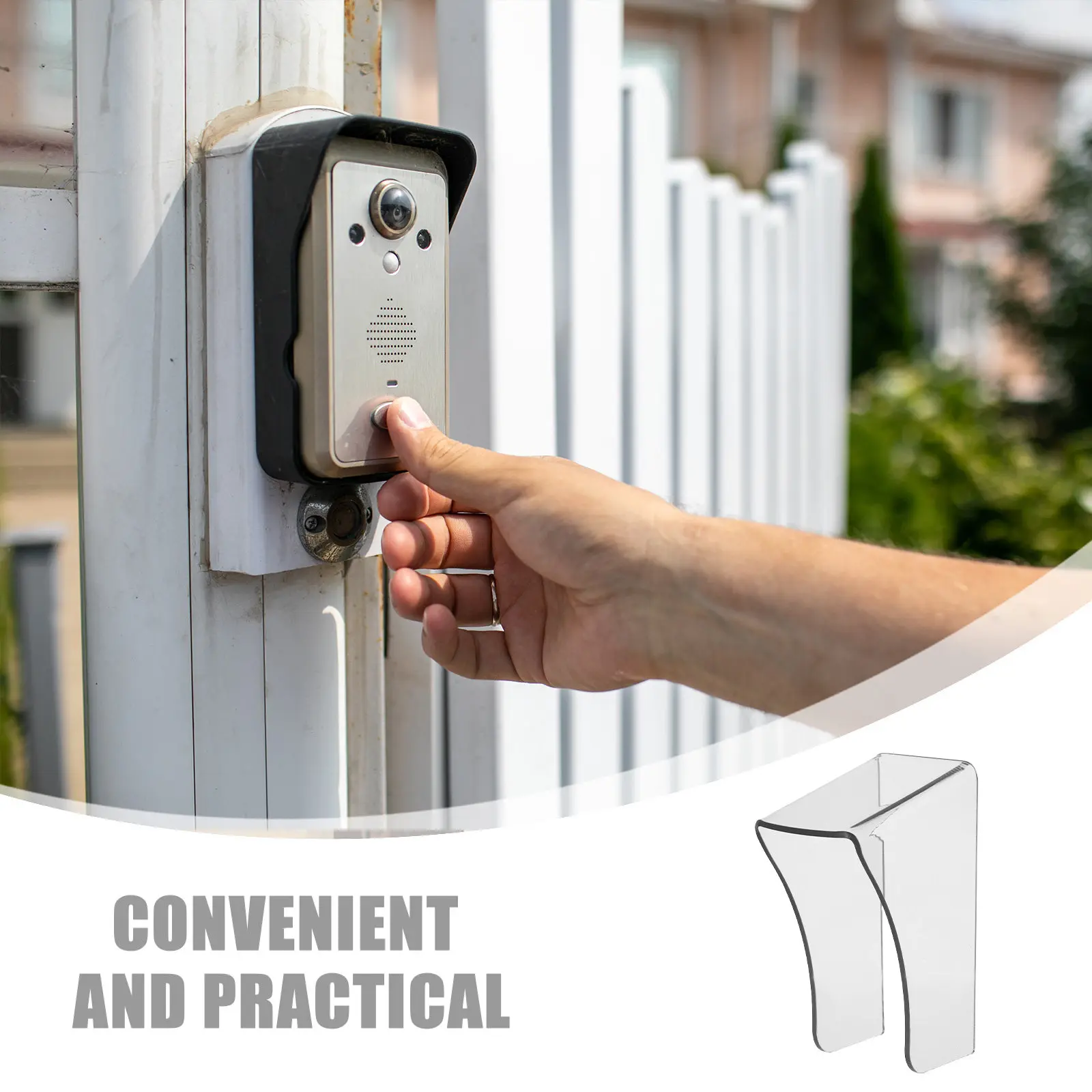 Clear Gate Outdoor Keypad Cover Password Lock Rainproof Shield Access Control Rain Cover Doorbell Panel Shield Attachment
Clear Gate Outdoor Keypad Cover Password Lock Rainproof Shield Access Control Rain Cover Doorbell Panel Shield Attachment