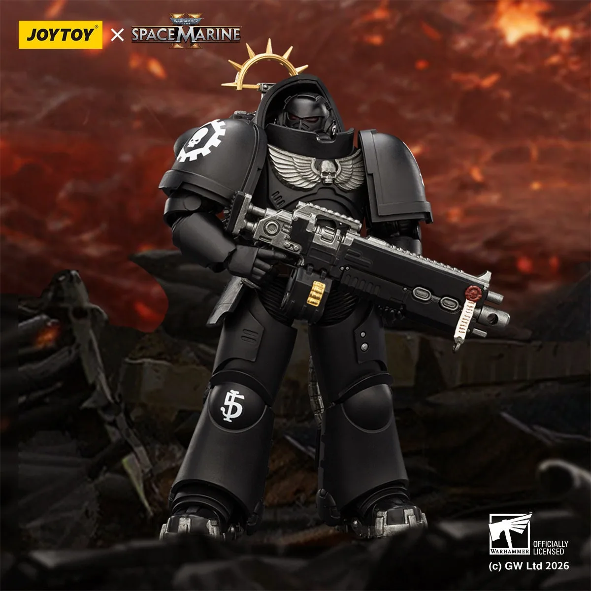 【Accessories】JOYTOY Warhammer 1/18Action Figures Game Edition Iron Hands Heavy Intercessor with Heavy Bolt Rifle and Bolt Pistol
【Accessories】JOYTOY Warhammer 1/18Action Figures Game Edition Iron Hands Heavy Intercessor with Heavy Bolt Rifle and Bolt Pistol