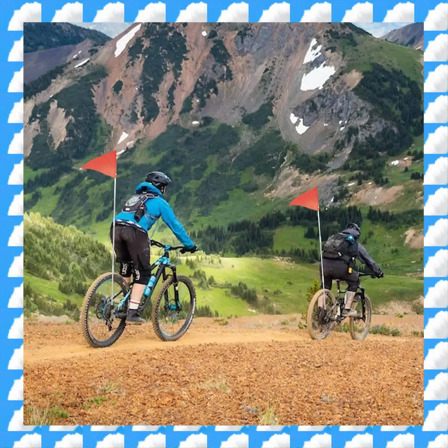 ONGE Bike Safety Flag Bicycle Trailer Safety Flags With Pole And Mounting Bracket 6Ft Adjustable High Waterproof
ONGE Bike Safety Flag Bicycle Trailer Safety Flags With Pole And Mounting Bracket 6Ft Adjustable High Waterproof