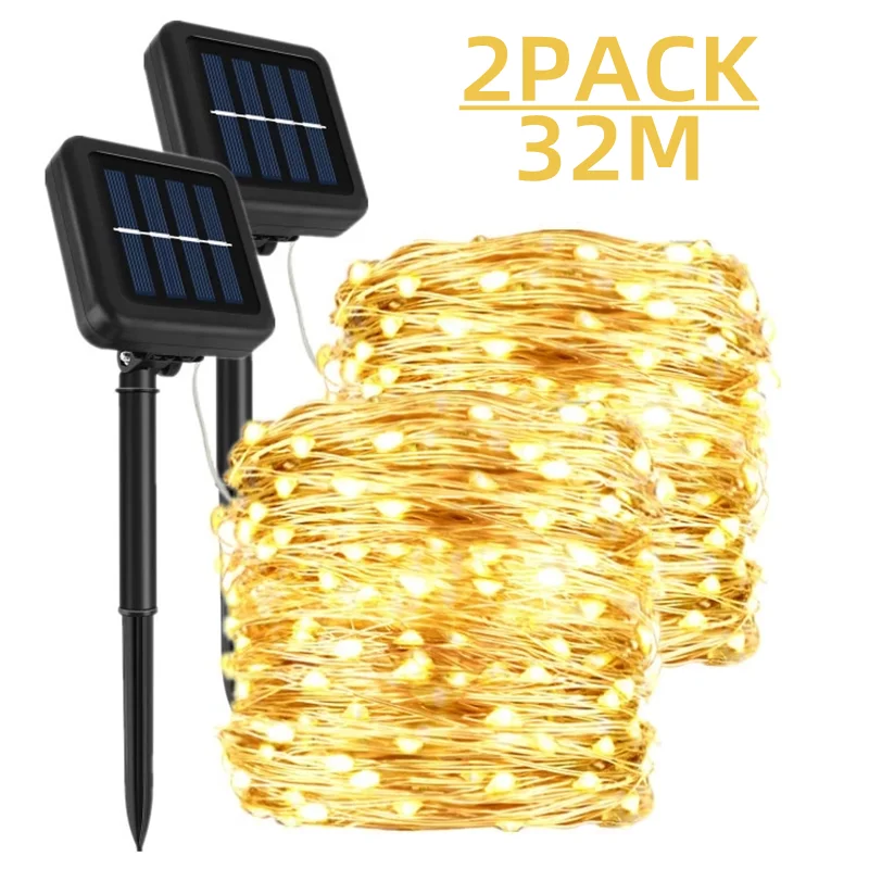 LED Solar Light Outdoor Waterproof Fairy Lights Garland String Lights Christmas Lights Garden Solar Lamp Decoration 7/12/22/32 M
LED Solar Light Outdoor Waterproof Fairy Lights Garland String Lights Christmas Lights Garden Solar Lamp Decoration 7/12/22/32 M