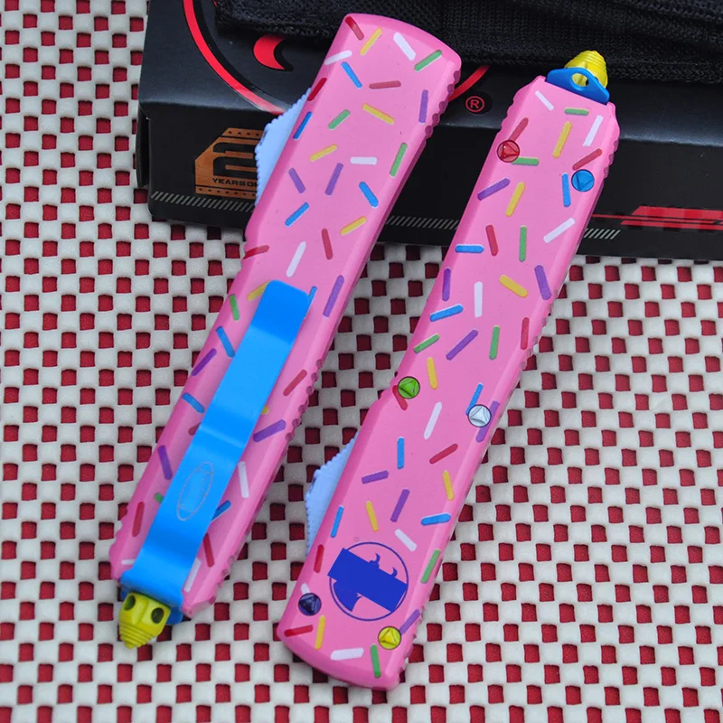 Серия Micro UT85 Dessert Warrior ULTRA Donut Pink OTF TECH Нож Полноразмерный складной карманный нож с алюминиевой ручкой с ЧПУ Инструмент EDC
Серия Micro UT85 Dessert Warrior ULTRA Donut Pink OTF TECH Нож Полноразмерный складной карманный нож с алюминиевой ручкой с ЧПУ Инструмент EDC