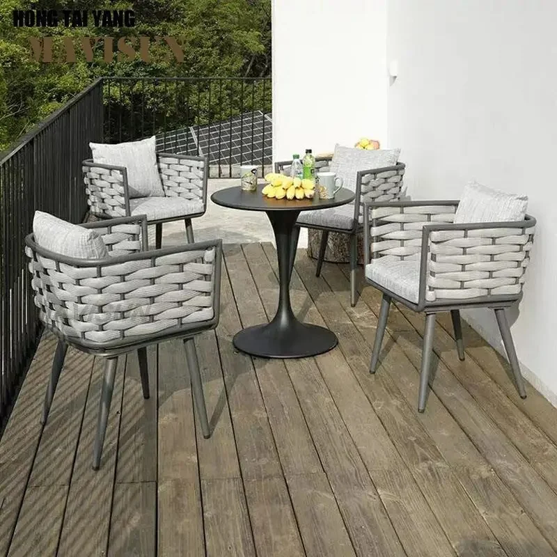 Outdoor Rattan Sofa Set with Aluminum Frame – Nordic Style 3 or 5 Pieces for Courtyards, Villas, and Balconies
Outdoor Rattan Sofa Set with Aluminum Frame – Nordic Style 3 or 5 Pieces for Courtyards, Villas, and Balconies