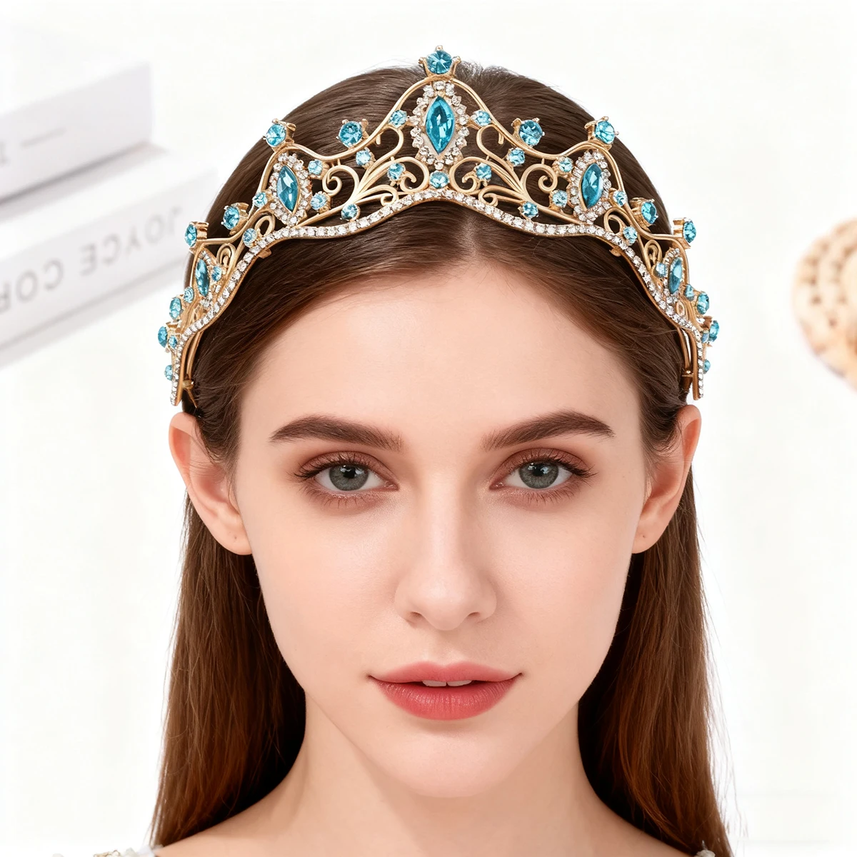 Korean Style Girl's Bridal Birthday Tiara Simple Wedding Dress Hair Accessory Children's Performance Headpiece
Korean Style Girl's Bridal Birthday Tiara Simple Wedding Dress Hair Accessory Children's Performance Headpiece
