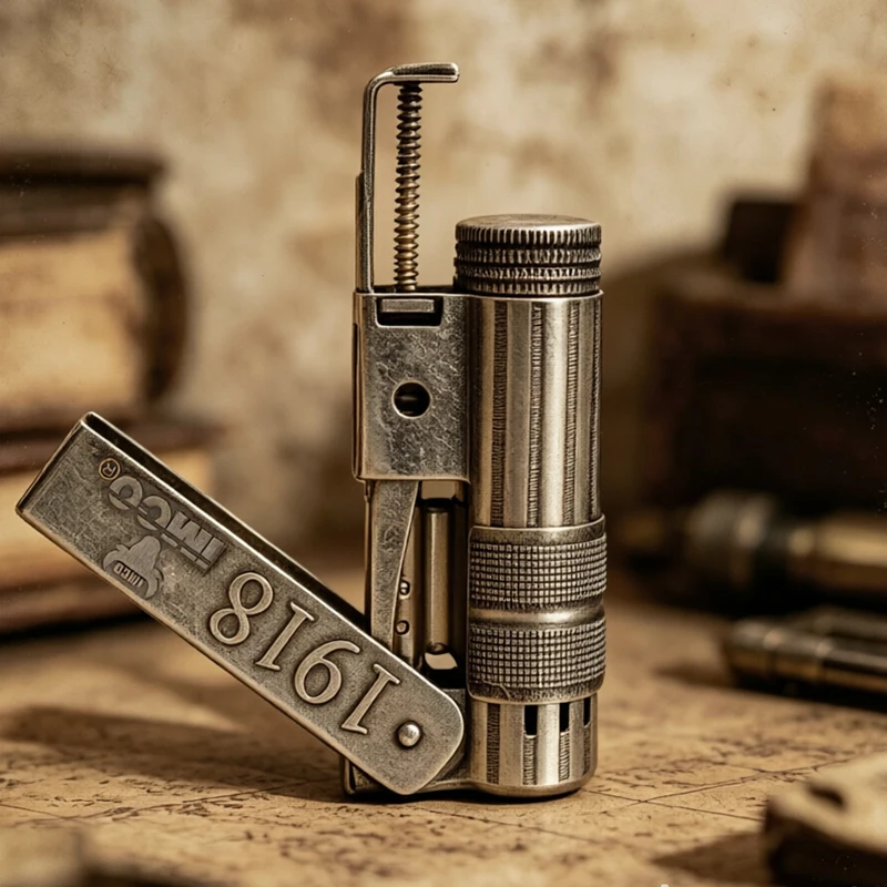 IMCO 6700 Brass Kerosenes Trench Lighter Vintage Windproof Brass Inner Tank Refillable Lighter for Men Smoker Lighter
IMCO 6700 Brass Kerosenes Trench Lighter Vintage Windproof Brass Inner Tank Refillable Lighter for Men Smoker Lighter