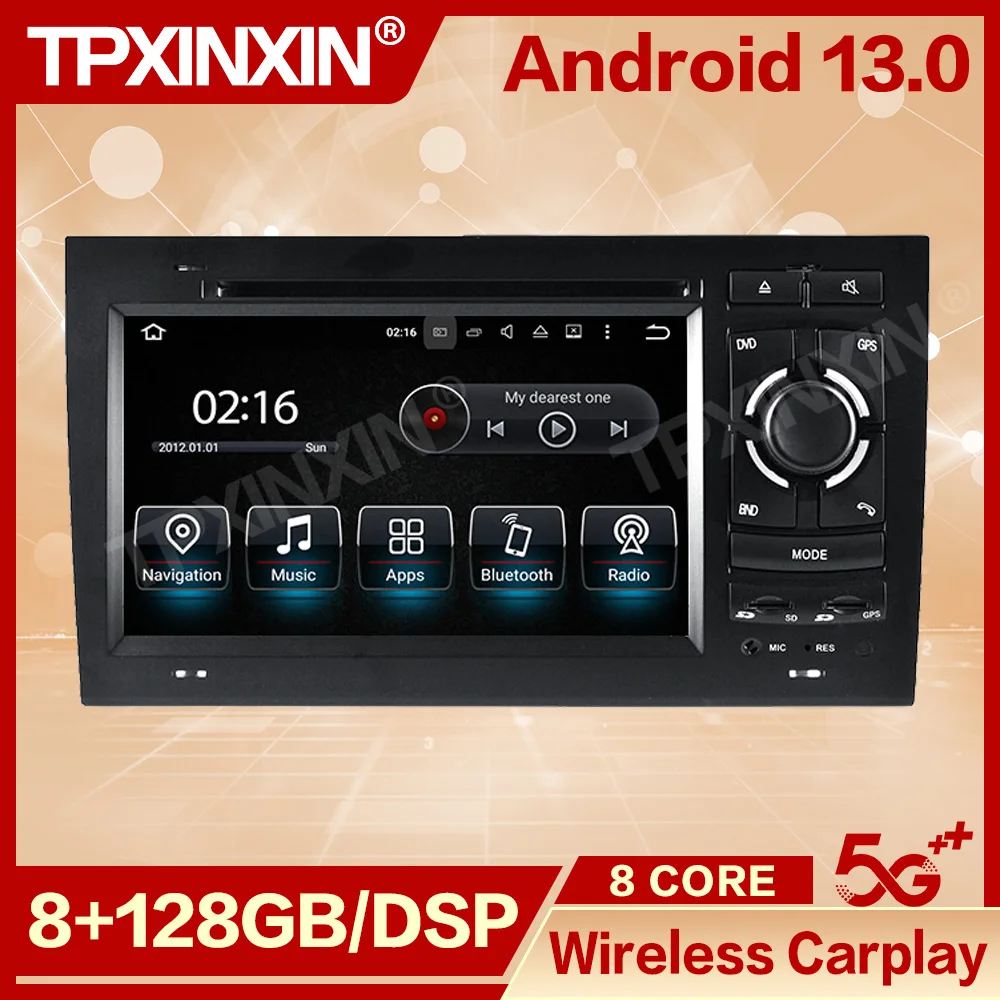 Car Radio With Android Screen For Audi A4 2002 2003 2004 2005 2006 2007 2008 Intelligent System GPS Navigation Auto BT Head Unit
Car Radio With Android Screen For Audi A4 2002 2003 2004 2005 2006 2007 2008 Intelligent System GPS Navigation Auto BT Head Unit