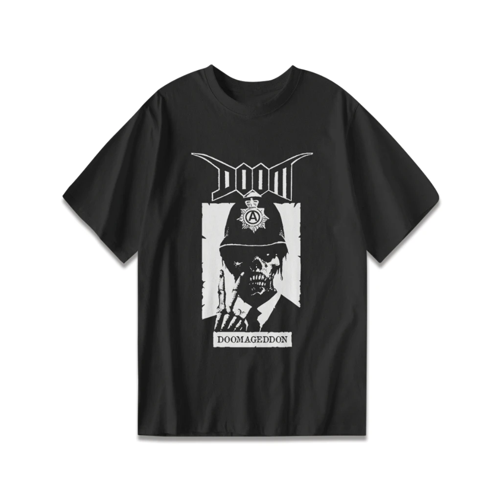 Doom Regular BAND T-SHIRT Men GRAPHIC DISTRO MUSIC HARDCORE PUNK Cotton 24s Top Fashion Street Hip-hop Rock Short-sleeved Women
Doom Regular BAND T-SHIRT Men GRAPHIC DISTRO MUSIC HARDCORE PUNK Cotton 24s Top Fashion Street Hip-hop Rock Short-sleeved Women