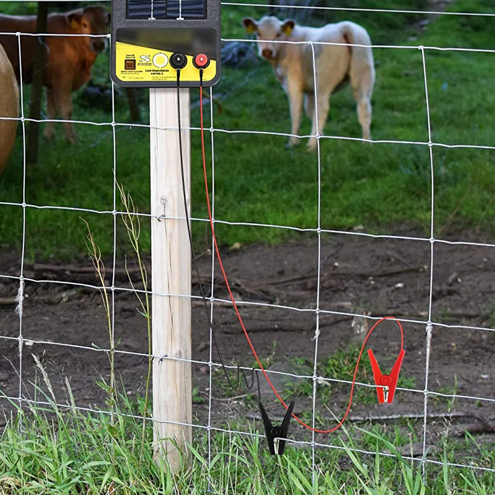 2 Pcs Insulators Fence Charging Cable Farm Electric Accessory Inverter Gate Copper Patch Cables
2 Pcs Insulators Fence Charging Cable Farm Electric Accessory Inverter Gate Copper Patch Cables
