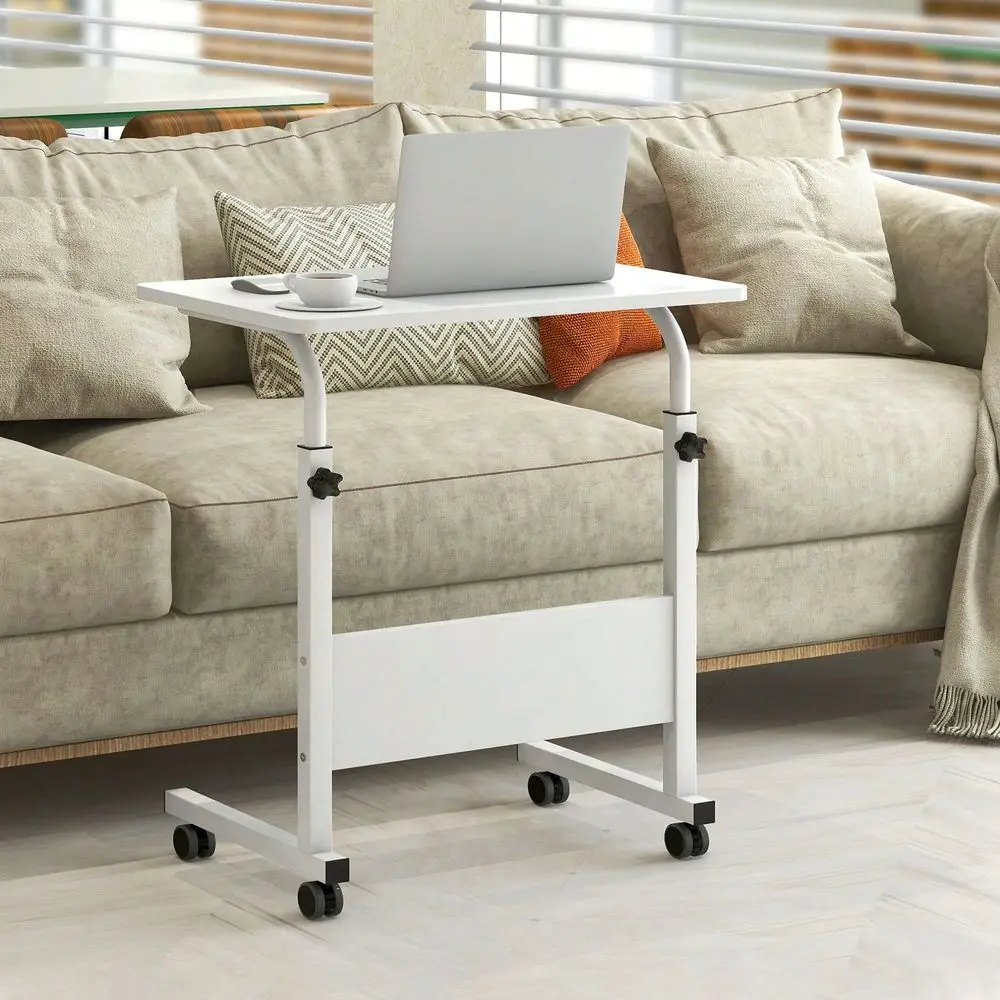 Portable Desk, Adjustable Height Standing Desk, Small Computer Desk, Portable Rolling Desk, White
Portable Desk, Adjustable Height Standing Desk, Small Computer Desk, Portable Rolling Desk, White