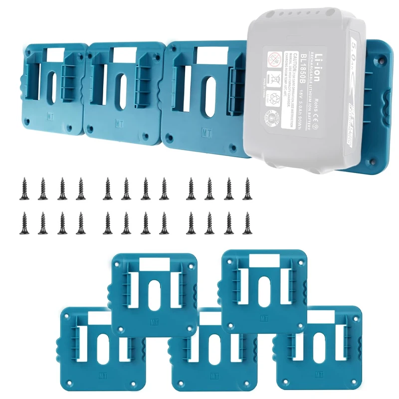 Wall mounted battery storage bracket suitable for Makita 18v lithium-ion battery base for battery display storage
Wall mounted battery storage bracket suitable for Makita 18v lithium-ion battery base for battery display storage