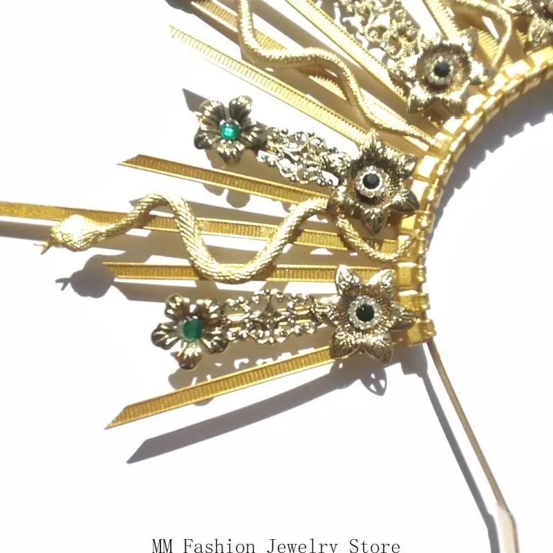 D0UB Фестивальный женский головной убор Готический змеиный головной убор Готический культурный шиньон для музыкальных фестивалей
D0UB Фестивальный женский головной убор Готический змеиный головной убор Готический культурный шиньон для музыкальных фестивалей