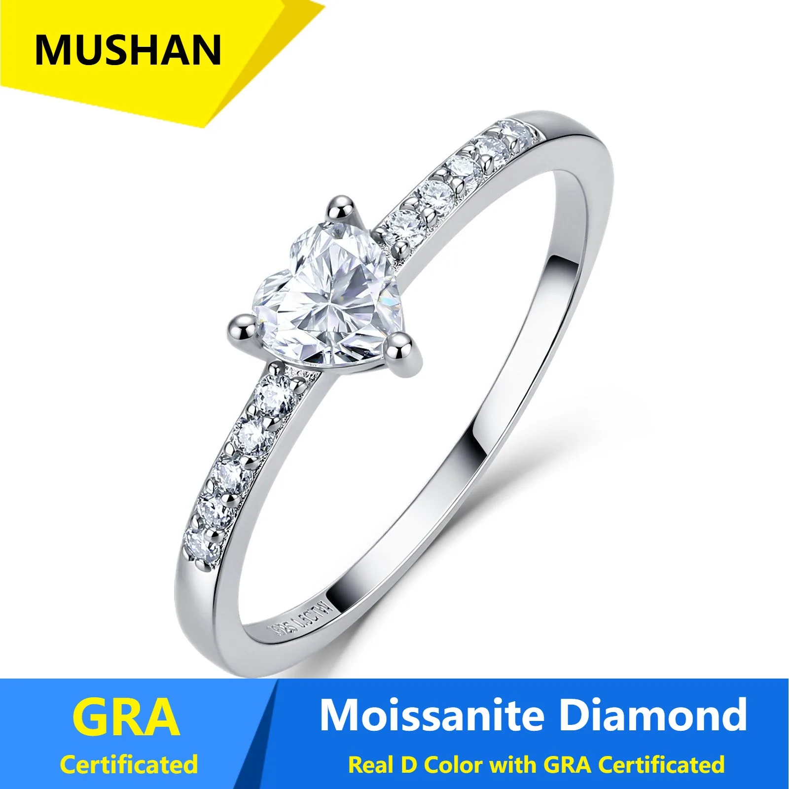 MUSHAN Luxury Jewelry 925 Sterling Silver Ring Band Women GRA Certificated Moissanite Diamond Emerald D Color Rings Fine Jewelry
MUSHAN Luxury Jewelry 925 Sterling Silver Ring Band Women GRA Certificated Moissanite Diamond Emerald D Color Rings Fine Jewelry