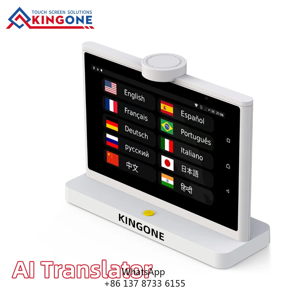 KINGONE Factory New Model Desktop 10 Inch Double Translate Screen With Color IPS Display Android OS WiFi Feature
KINGONE Factory New Model Desktop 10 Inch Double Translate Screen With Color IPS Display Android OS WiFi Feature