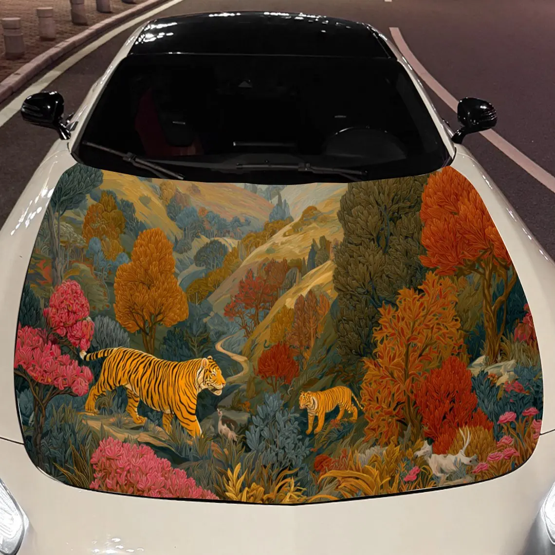 Autumnal Tiger - Valley Car Hood Stickers - Self-Adhesive, Waterproof and Durable Vinyl Wrap, Decorate And Protect Your Car, Fit
Autumnal Tiger - Valley Car Hood Stickers - Self-Adhesive, Waterproof and Durable Vinyl Wrap, Decorate And Protect Your Car, Fit