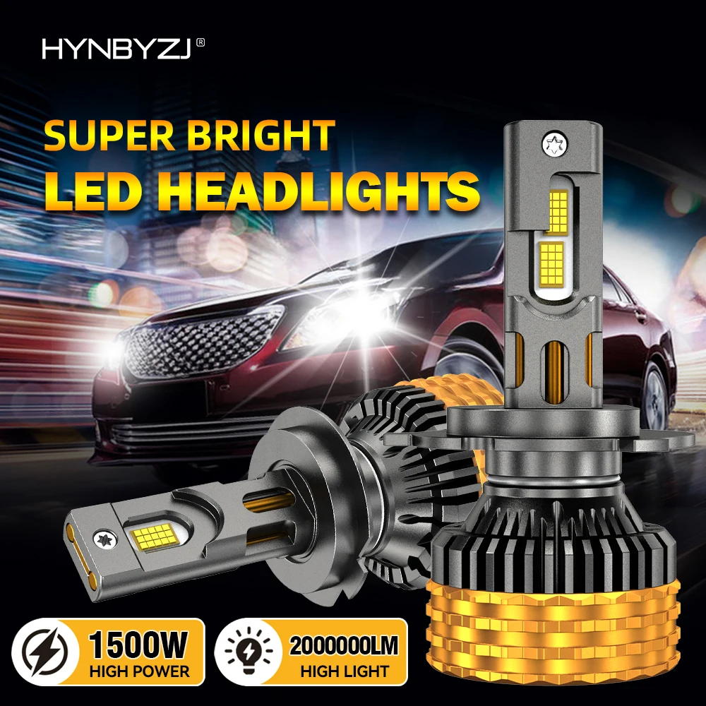 HYNBYZJ H11 LED CANBUS 1500W H4 LED Headlights H17 H1 H3 9005 HB3 9006 HB4 9007 9008 9012 6000K High Power Car Headlamp Buld
HYNBYZJ H11 LED CANBUS 1500W H4 LED Headlights H17 H1 H3 9005 HB3 9006 HB4 9007 9008 9012 6000K High Power Car Headlamp Buld
